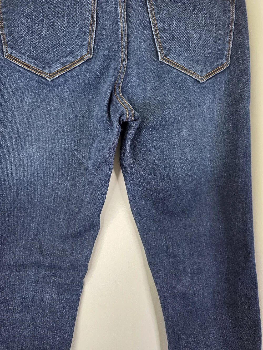 KanCan Jeans Women's Size 3/25 Mid Rise Jegging Jeans Stretchy Super Skinny Blue